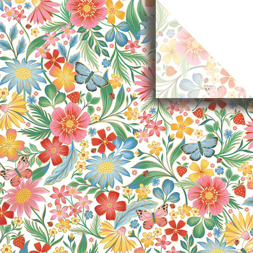 Wildflowers Design Tissue Paper - Made in ITALY