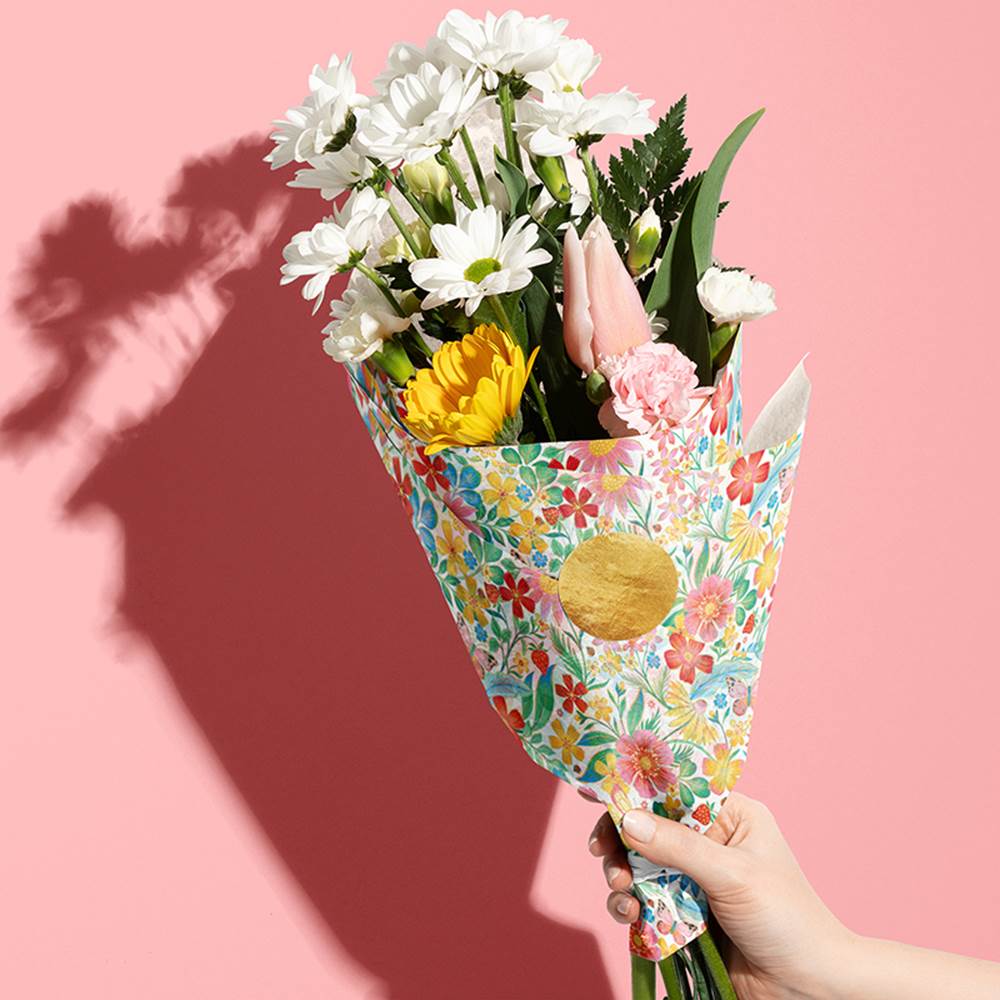 Wildflowers Design Tissue Paper - Made in ITALY