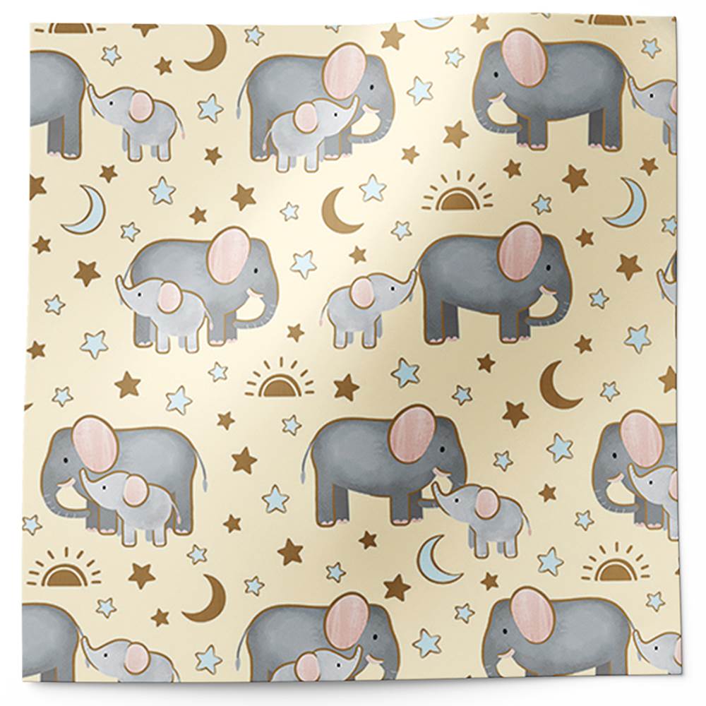 Baby Elephant Design Tissue Paper - Made in ITALY