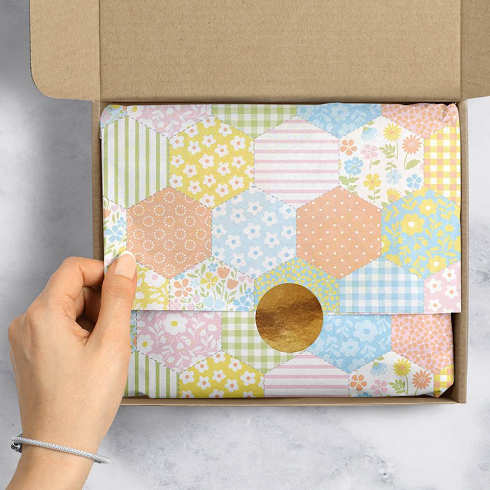 Baby Quilt Design Tissue Paper - Made in ITALY