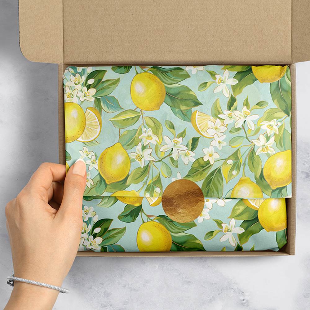 Lemon Tree Design Tissue Paper - Made in ITALY