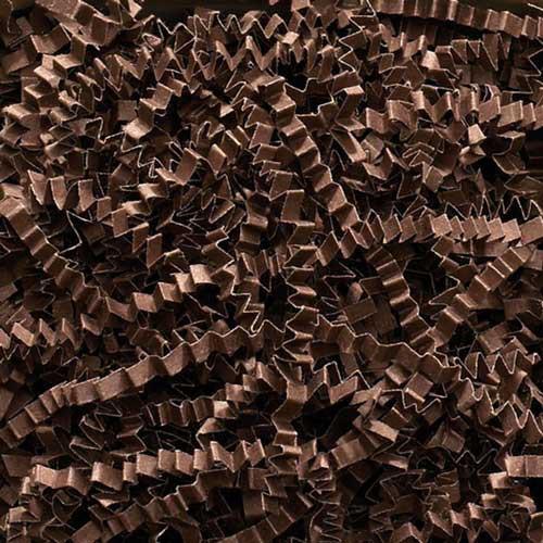 Chocolate Brown Crinkle Paper Shreds - Premium Paper products | paper bags, papers file folder, Backing supplies | Premium Supplies TX