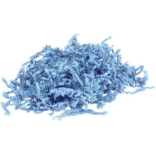 Light Blue Crinkle Paper Shreds