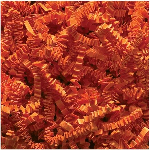 Orange Crinkle Paper Shreds - Premium Paper products | paper bags, papers file folder, Backing supplies | Premium Supplies TX