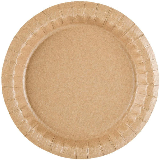 9" Coated Kraft Paper Plate - Premium Paper products | paper bags, papers file folder, Backing supplies | Premium Supplies TX