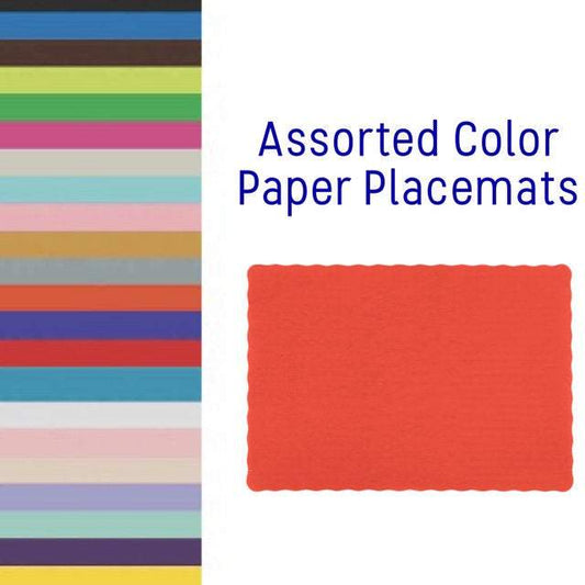 Paper Scalloped Placemats | Scalloped Placemats | Premium Supplies TX