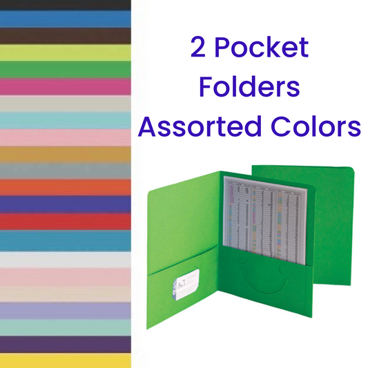 2 Pocket Folders | Two Pocket Folders | Premium Supplies TX