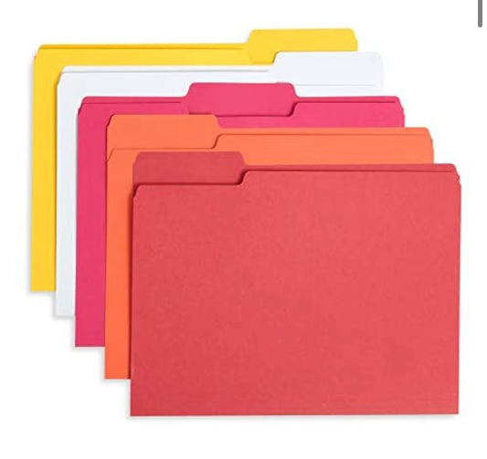 Summer Color Standard File Folder