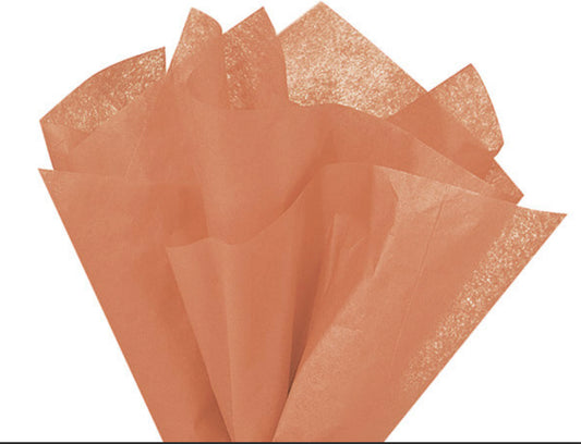Terra Cotta Color Tissue Paper - 20" X 30"