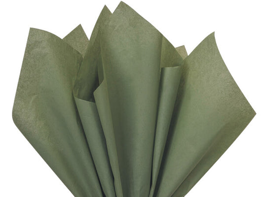 Olive Green Color Tissue Paper - 20" X 30" - Premium Paper products | paper bags, papers file folder, Backing supplies | Premium Supplies TX