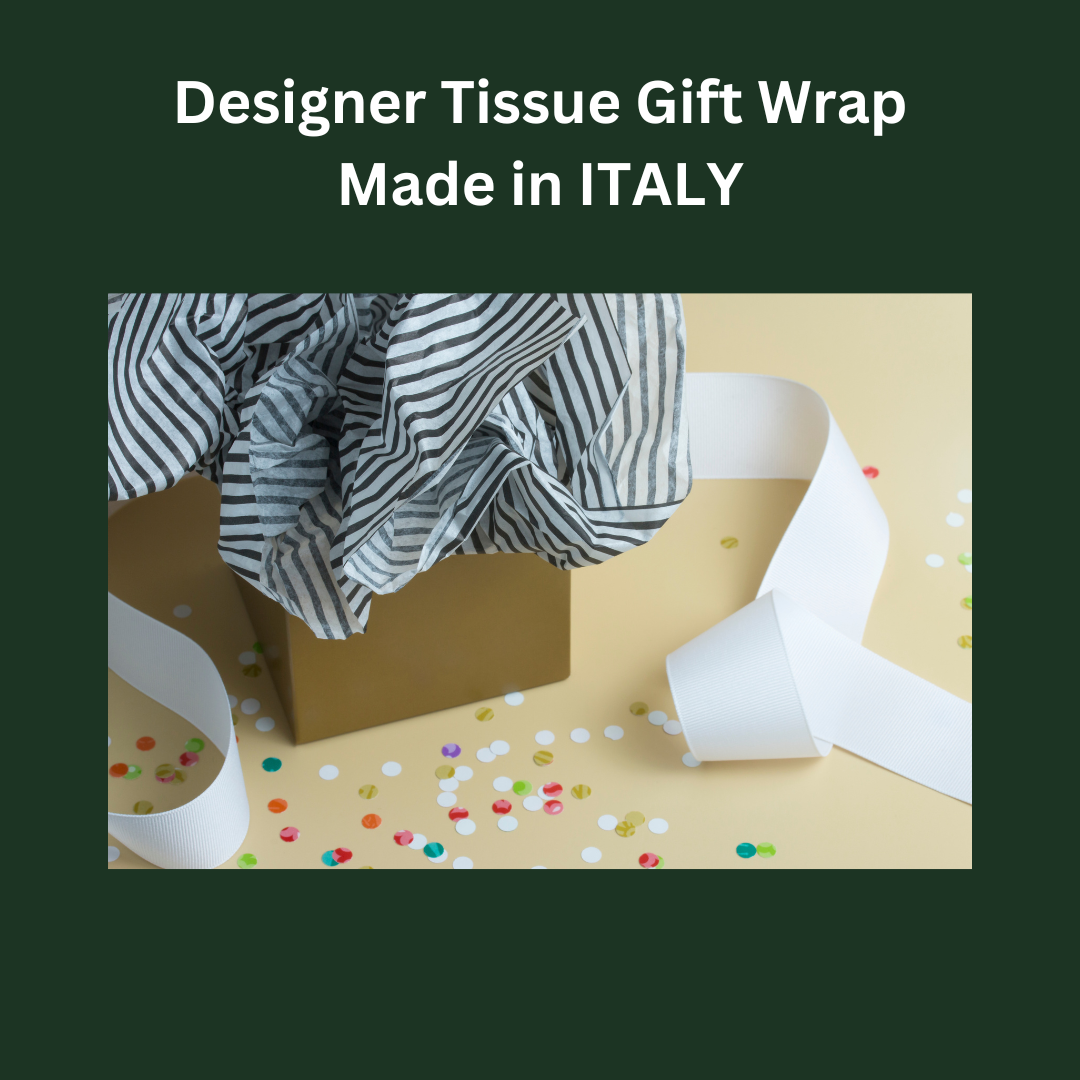 Designer Tissue Gift Wrap - Made in Italy