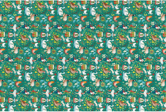 12 Days of Christmas Design Tissue Paper - 20" x 30"