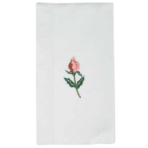 Rose Print Linen Like Disposable Napkins