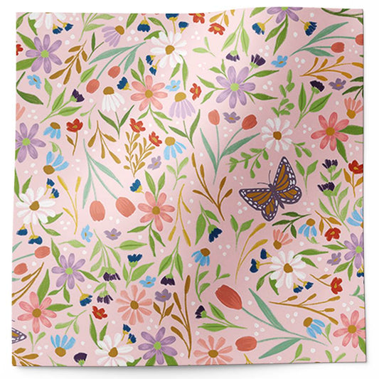 Delicate Flower Design Tissue Paper - Made in ITALY
