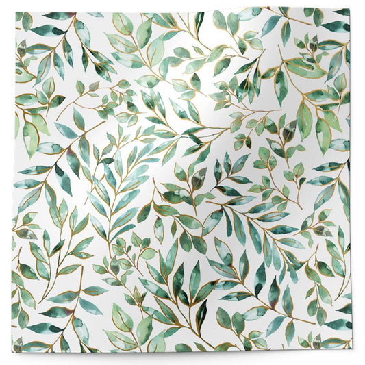Elegant Leaves Design Tissue Paper - Made in ITALY