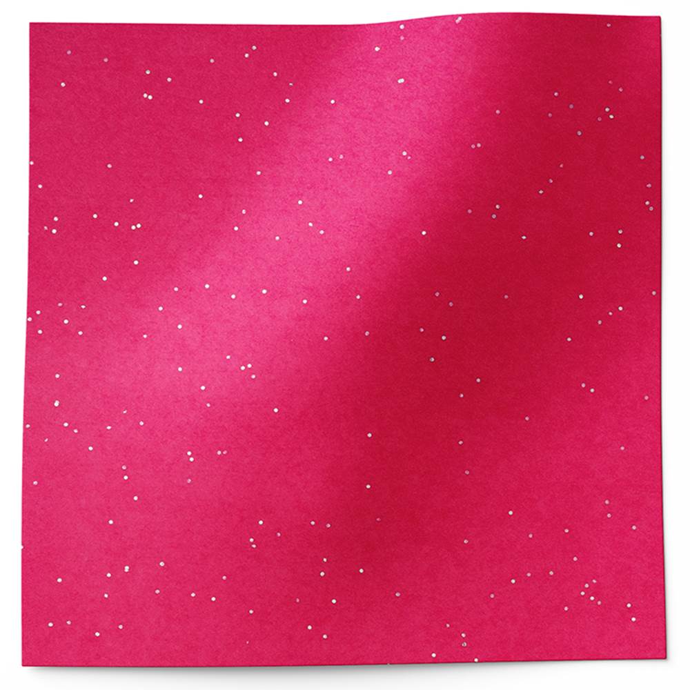 Hot Pink Glitter Color Tissue Paper - 20" X 30"