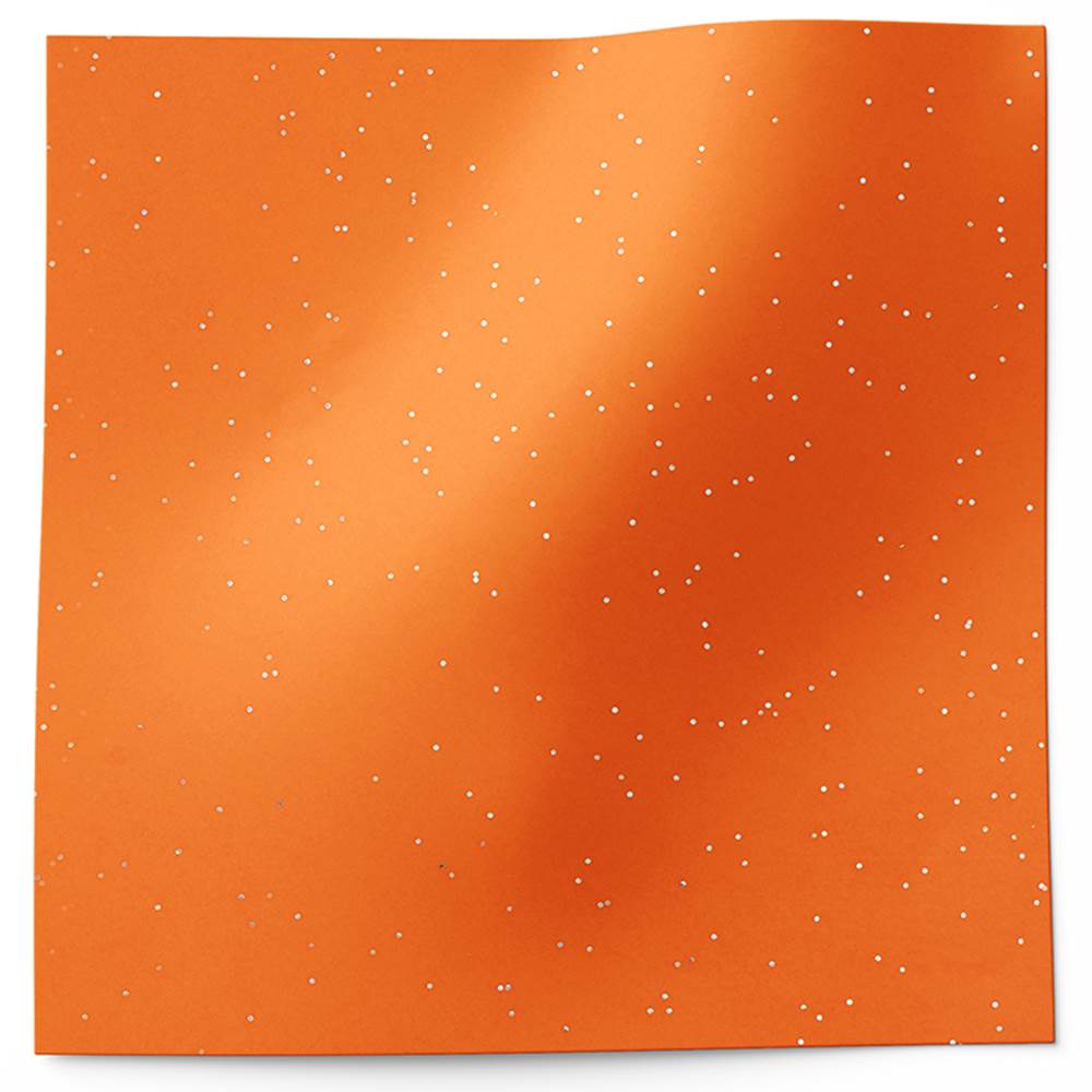 Orange Glitter Tissue Paper - 20x30"