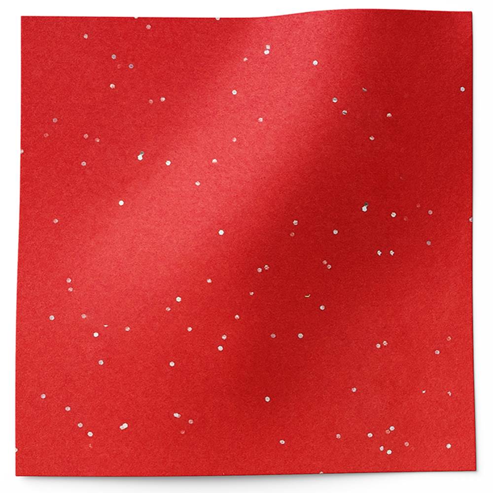 Red Glitter Color Tissue Paper - 20" X 30"