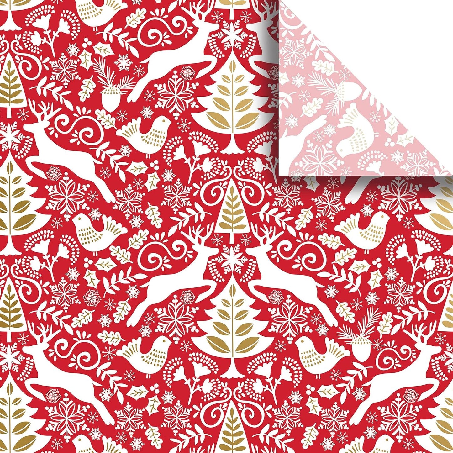 Scandinavian Xmas Design Tissue Paper - 20" x 30"