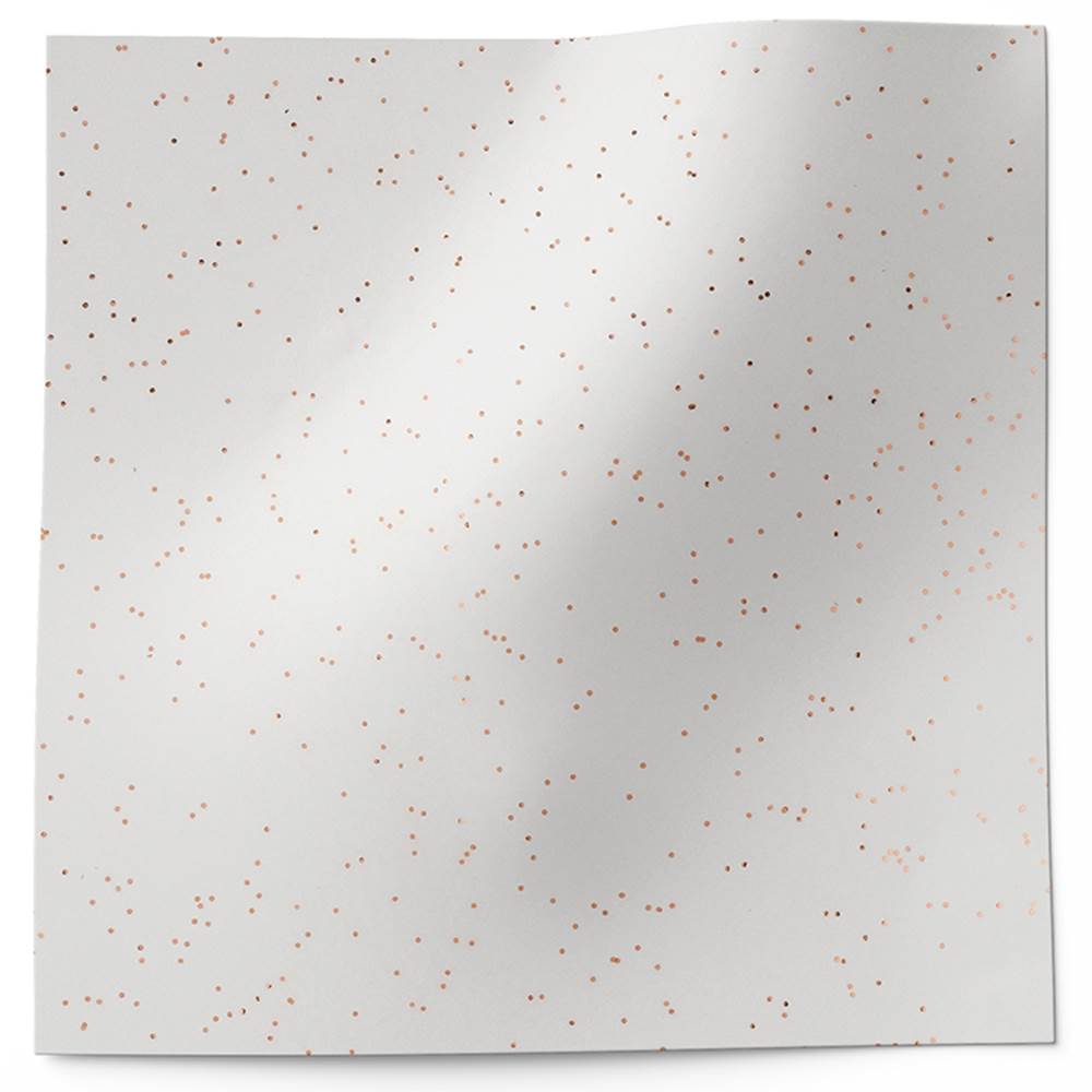 White Rose Gold Glitter Color Tissue Paper - 20" X 30"