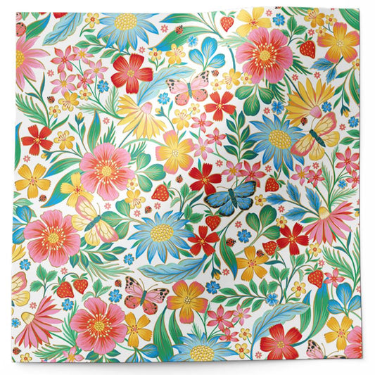 Wildflowers Design Tissue Paper - Made in ITALY