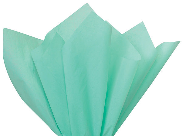 Aqua Color Tissue Paper - 20" X 30" - Premium Paper products | paper bags, papers file folder, Backing supplies | Premium Supplies TX