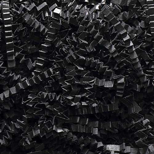 Black Crinkle Paper Shreds - Premium Paper products | paper bags, papers file folder, Backing supplies | Premium Supplies TX