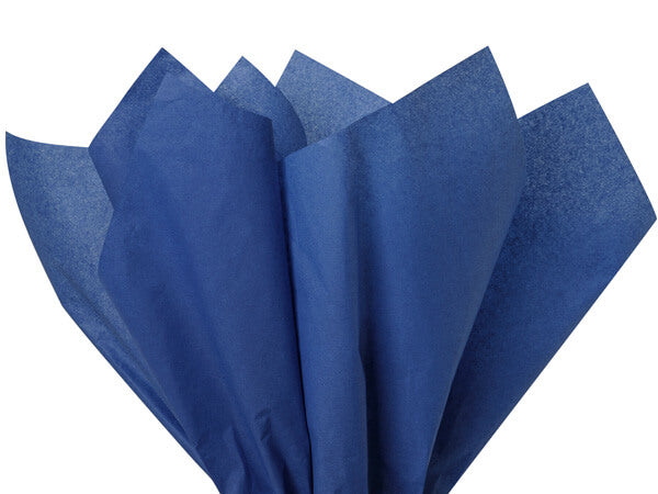 Dark Blue Color Tissue Paper - 20" X 30" - Premium Paper products | paper bags, papers file folder, Backing supplies | Premium Supplies TX