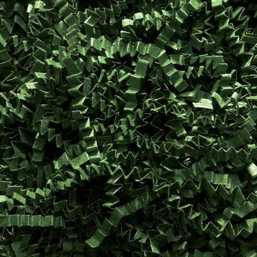 Dark Green Crinkle Paper Shreds - Premium Paper products | paper bags, papers file folder, Backing supplies | Premium Supplies TX