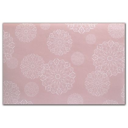 Doily Lace Print Tissue Paper - 20" X 30" - Premium Paper products | paper bags, papers file folder, Backing supplies | Premium Supplies TX