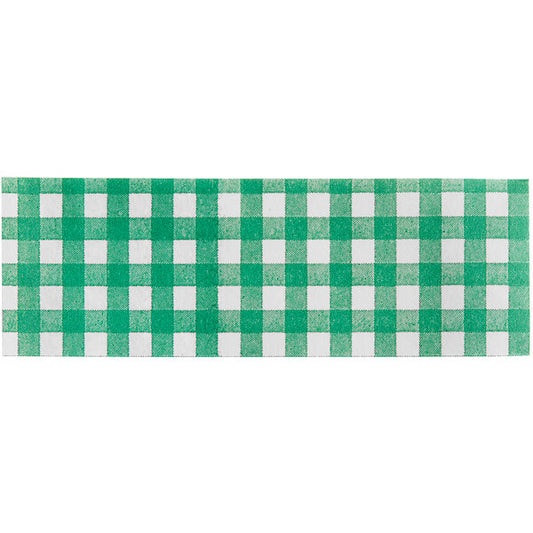 Green Gingham Paper Napkin Bands, Green Paper Napkin Bands, Green Napkin Bands, Paper Napkin Bands, Napkin Bands, Color Napkin Bands, Christmas Napkin Bands, Made In USA Paper Napkin Bands, Wedding Tableware, Rustic tableware, Easter Napkin Bands, Spring Tableware, Party Tableware, Picnic Tableware, Picnic Napkin Bands