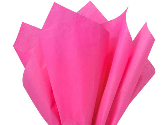 Hot Pink Color Tissue Paper - 20" X 30" - Premium Paper products | paper bags, papers file folder, Backing supplies | Premium Supplies TX