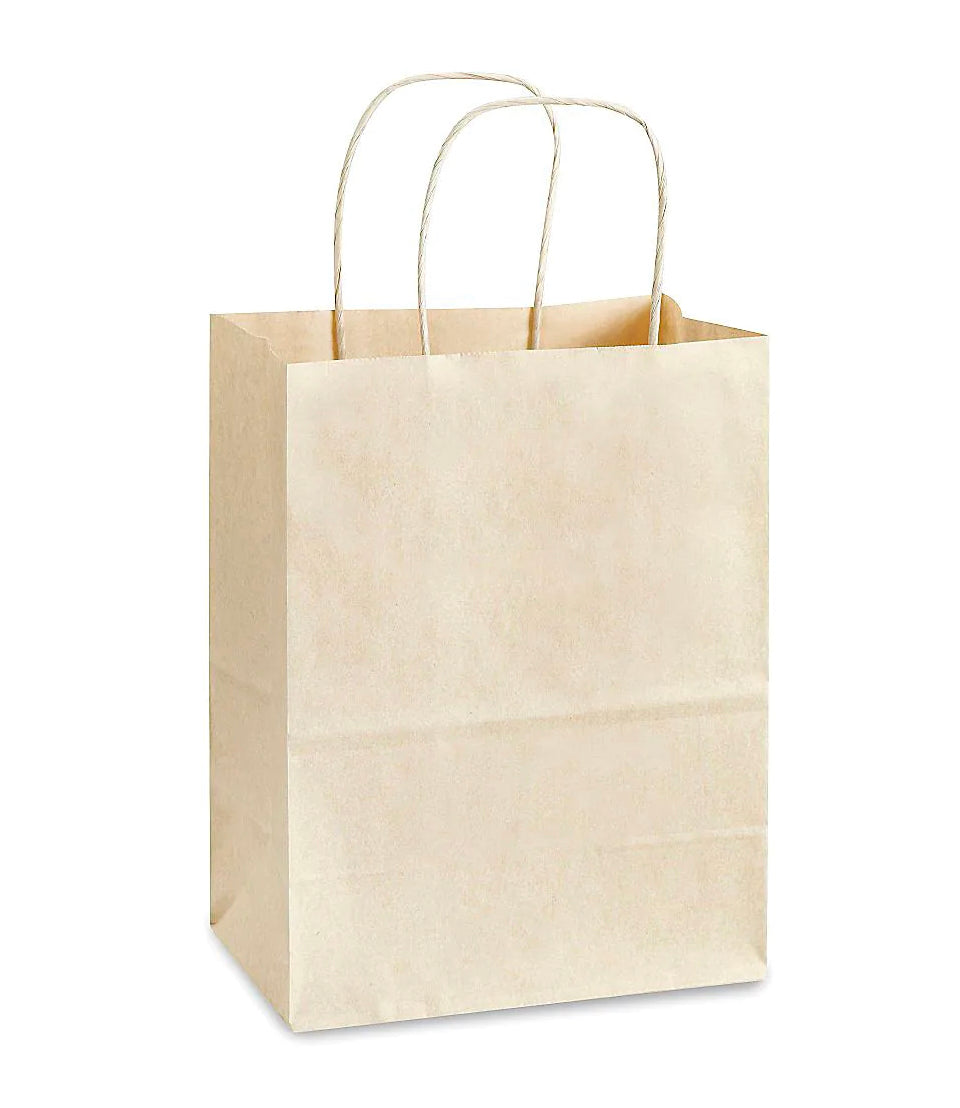 Paper Bags With Handles 260x170x250 mm at low cost, 32,12 €