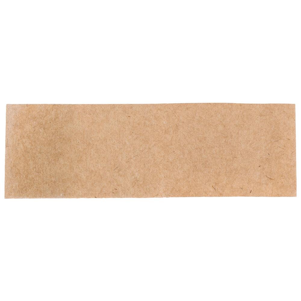 Kraft Self-Adhering Paper Napkin Bands - Premium Paper products | paper bags, papers file folder, Backing supplies | Premium Supplies TX
