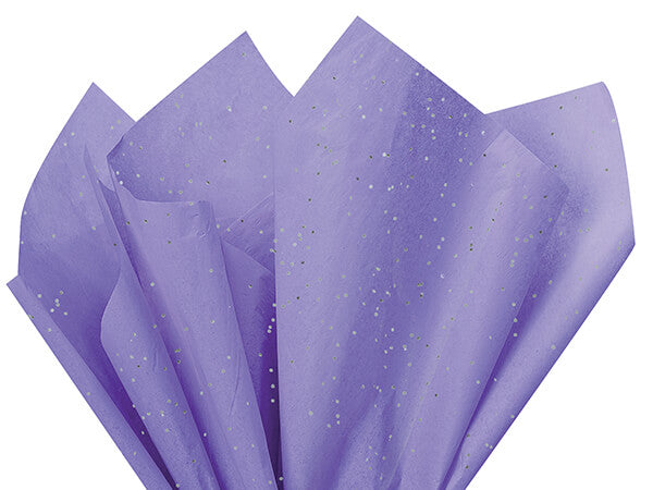 Lavender Glitter Color Tissue Paper - 20" X 30" - Premium Paper products | paper bags, papers file folder, Backing supplies | Premium Supplies TX