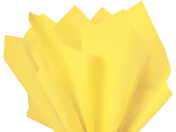 Light Yellow Color Tissue Paper - 20" X 30" - Premium Paper products | paper bags, papers file folder, Backing supplies | Premium Supplies TX