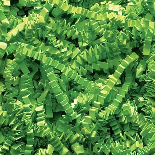 Lime Green Crinkle Paper Shreds - Premium Paper products | paper bags, papers file folder, Backing supplies | Premium Supplies TX