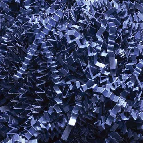 Navy Blue Crinkle Paper Shreds - Premium Paper products | paper bags, papers file folder, Backing supplies | Premium Supplies TX