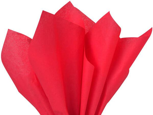 Red Color Tissue Paper - 20" X 30" - Premium Paper products | paper bags, papers file folder, Backing supplies | Premium Supplies TX