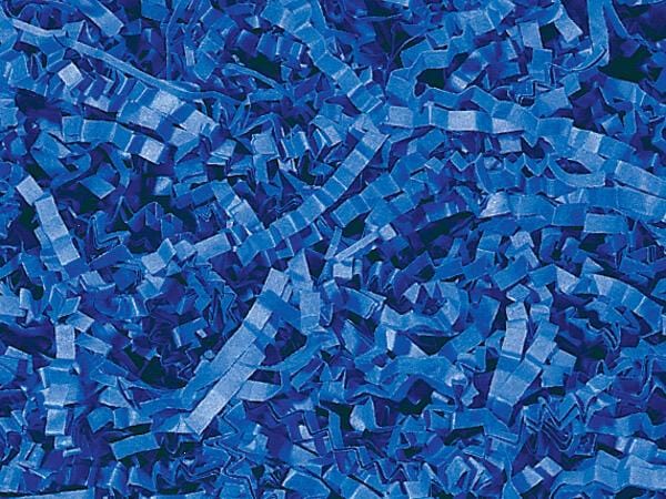 Royal Blue Crinkle Paper Shreds - Premium Paper products | paper bags, papers file folder, Backing supplies | Premium Supplies TX