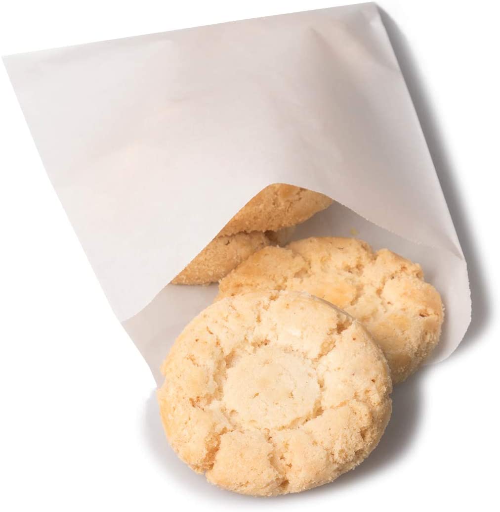 White Wet Wax Cookie/Sandwich Bag - Premium Paper products | paper bags, papers file folder, Backing supplies | Premium Supplies TX
