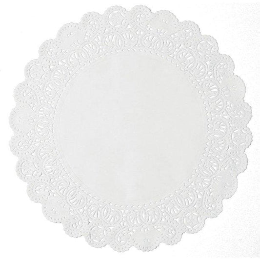 White Lace Paper Doilies - 50Ct - Premium Paper products | paper bags, papers file folder, Backing supplies | Premium Supplies TX