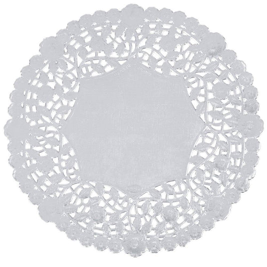 Silver Foil Doilies - 100Ct - Premium Paper products | paper bags, papers file folder, Backing supplies | Premium Supplies TX