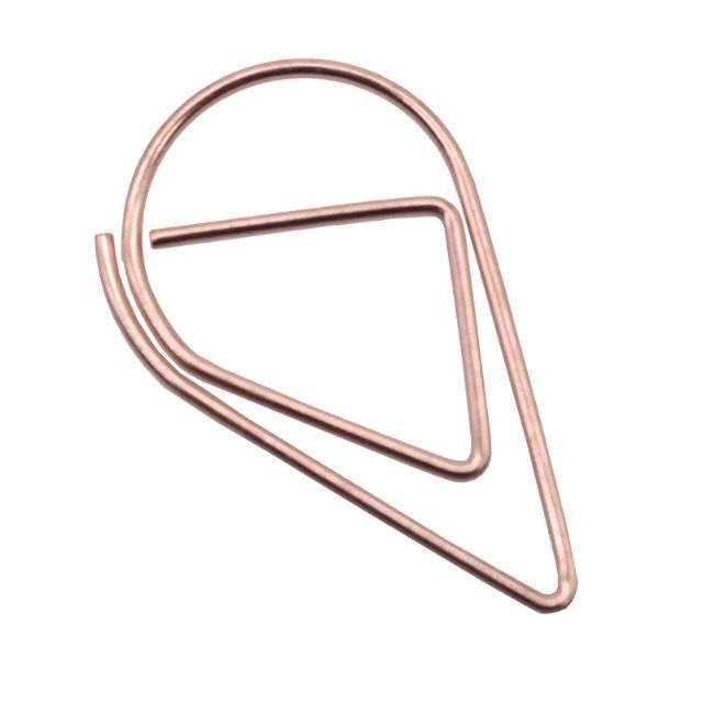 Rose Gold Teardrop Paper Clips - Premium Paper products | paper bags, papers file folder, Backing supplies | Premium Supplies TX