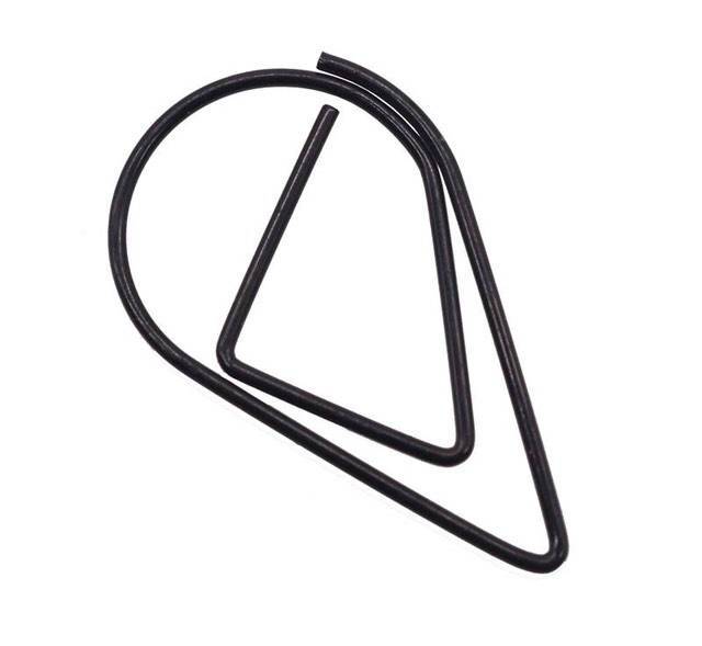 Black Teardrop Metal Paper Clips - Premium Paper products | paper bags, papers file folder, Backing supplies | Premium Supplies TX