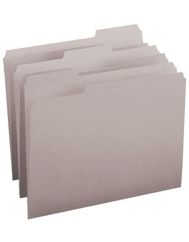 Gray Kraft Standard File Folder - Premium Paper products | paper bags, papers file folder, Backing supplies | Premium Supplies TX