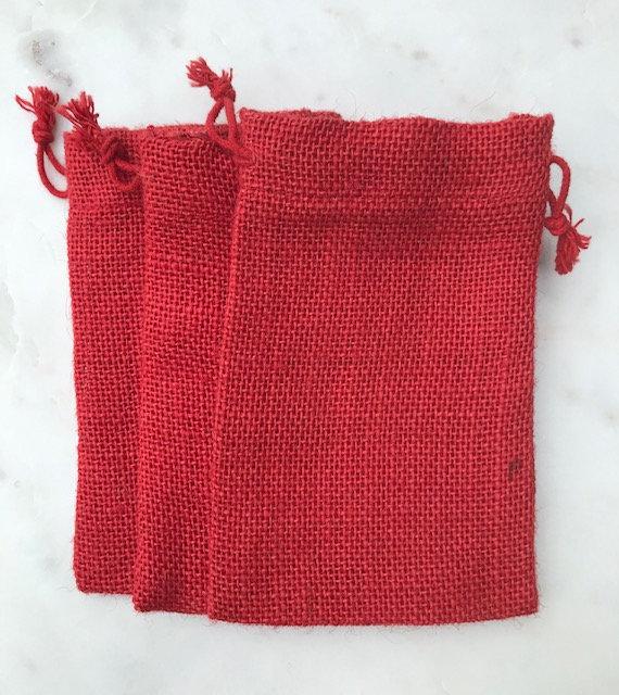 Red Jute Favor Bags - Premium Paper products | paper bags, papers file folder, Backing supplies | Premium Supplies TX