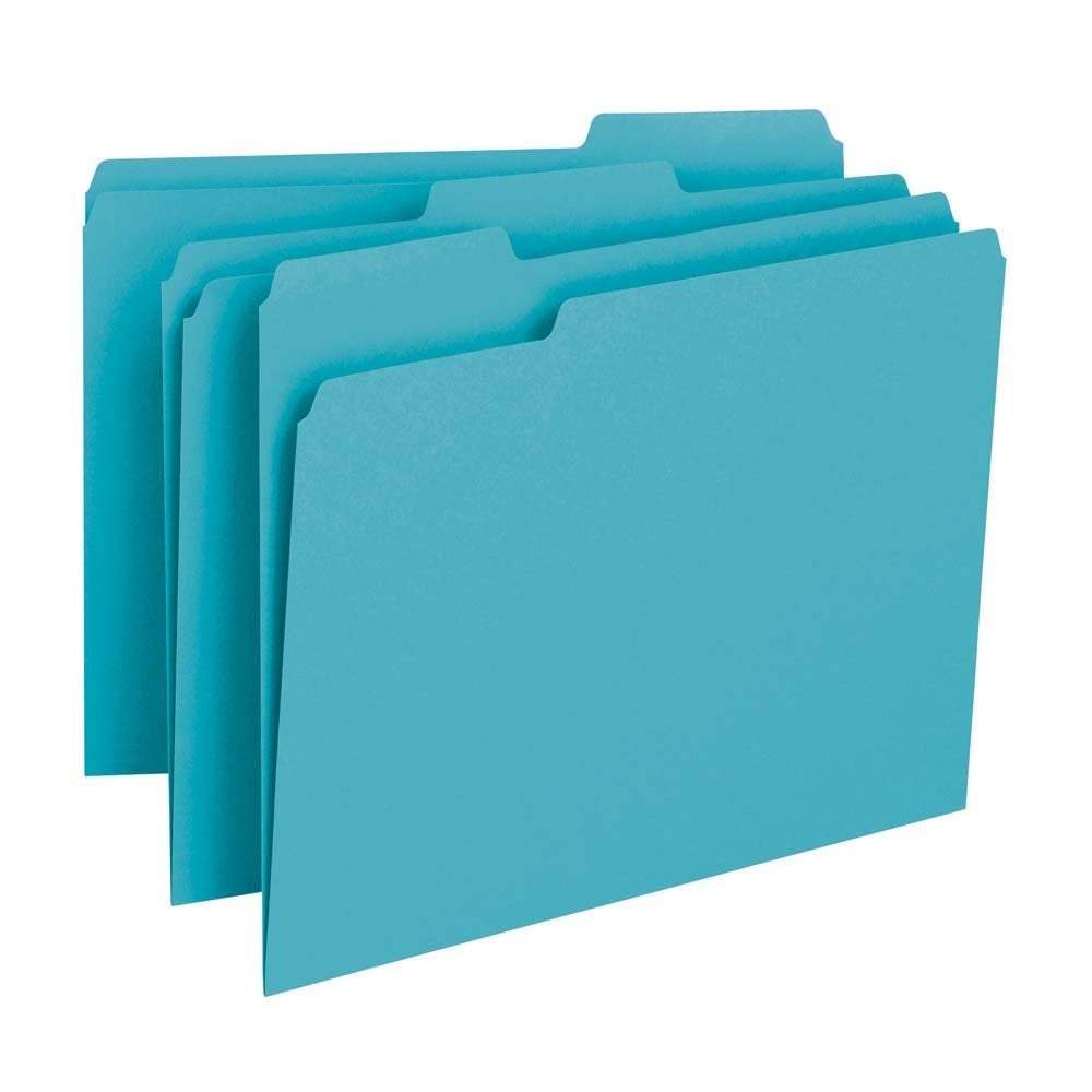 Teal Kraft Standard File Folder - Premium Paper products | paper bags, papers file folder, Backing supplies | Premium Supplies TX