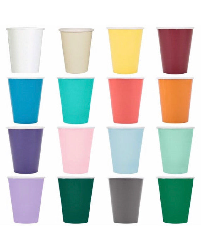 Disposable Poly Paper Cups 9oz Hot/Cold - 25 Ct - Premium Paper products | paper bags, papers file folder, Backing supplies | Premium Supplies TX