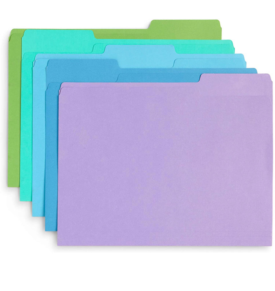 Ocean Color Standard File Folder